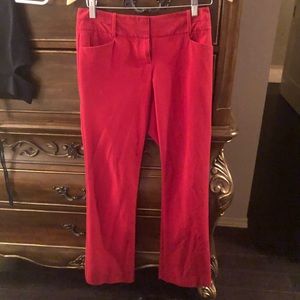 The Limited Red Cassidy fit trouser pants size 0